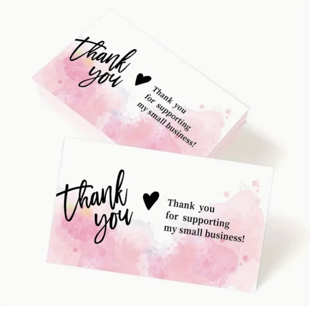 50 piece Thank You card set